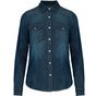 Kariban Chemise denim manches longues femme - blue_jean - M