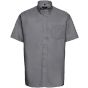 Russell Chemise Oxford classique manches courtes homme silver