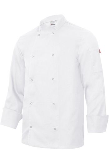 Image produit Veste de cuisinier manches longues avec boutons pression