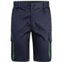 Velilla Bermuda multipoches bicolore navy/lime