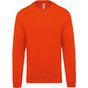 Kariban Sweat-shirt col rond  orange