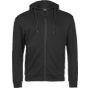 Tee Jays Ribbed Interlock Hooded Full Zip black