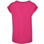 Build Your Brand Ladies Extended Shoulder Tee hibiskus_pink