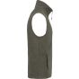 Kariban Bodywarmer micropolaire homme green_marble_heather