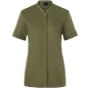karlowsky Women's Short-Sleeve Chef Jacket Green Generation Sustainable GRS Moss green