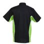 kustom kit Team Shirt black/lime/white