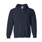 Gildan Adult Full Zip Hooded Sweatshirt navy