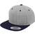 flexfit Classic Snapback 2-Tone Cap heather/navy