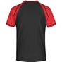 James&Nicholson Men´s Raglan-T black/red