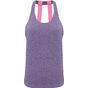 TriDri Débardeur femme Tridri® à bretelles doubles purple_melange