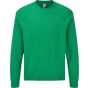 fruit of the loom Classic raglan sweat heather green