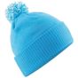 Beechfield Bonnet Snowstar® - surf_blue/off_white - taille_unique