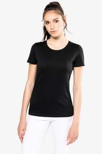 Image produit T-shirt Supima® col rond manches courtes femme