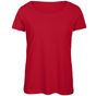 B&C Collection Triblend /Women red