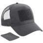 Beechfield Casquette filet réglable avec patch graphite grey