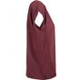 Build Your Brand Ladies Extended Shoulder Tee cherry