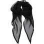 Premier Foulard en mousseline colours collection pour femme black