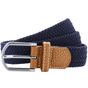 Asquith & Fox Ceinture extensible tressée navy