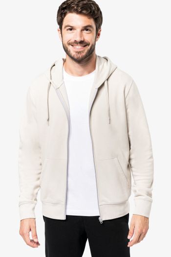 Image produit Sweat-shirt à capuche écoresponsable à fermeture zippée homme