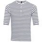 Premier Tee-shirt à manches retroussables Long John pour homme white/navy