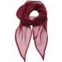 Premier Foulard en mousseline colours collection pour femme burgundy