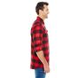 Burnside Woven Plaid Flannel Shirt red/black_checked