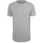 Build Your Brand Shaped Long Tee heather_grey