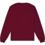 Bella + Canvas Unisex 6 oz heavyweight ls T maroon