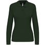 Kariban Polo manches longues femme forest_green