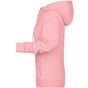 James&Nicholson Ladies´ Zip-Hoody rose_melange