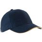K-up Orlando - Casquette 6 panneaux navy/yellow