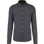 Kariban Chemise Jacquard manches longues jacquard_dark_grey