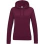 AWDis Just Hoods Women's College Hoodie burgundy