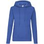 fruit of the loom Classic Hooded Sweat Lady-Fit bleu_royal