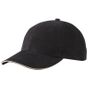 Myrtle Beach Light brushed Sandwich Cap black/beige
