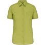 Kariban Chemise popeline polycoton manches courtes entretien facile femme burnt_lime