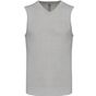 Kariban Pull col V sans manches grey_melange
