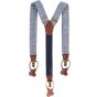 karlowsky Suspenders urban-glencheck navy