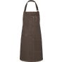 karlowsky Bib apron urban casual-style chocolate