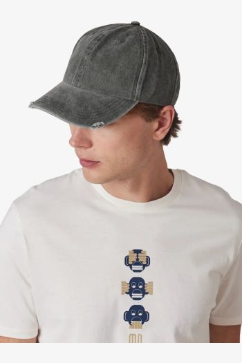 Image produit Casquette vintage effet déchiré - 6 panneaux