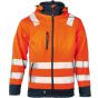 Herock Gregor High Viz Softshell Jacket orange/navy
