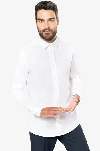 Image produit Chemise popeline manches longues homme 