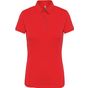 Kariban Polo jersey manches courtes femme red