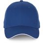 K-up Casquette avec sandwich contrasté - 6 panneaux royal_blue/white