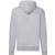 fruit of the loom Classic Hooded Sweat Jacket gris_chine