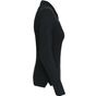 Kariban Polo piqué manches longues femme  black