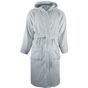 The One Towelling Bathrobe Hooded silver_grey