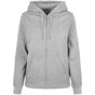 Build Your Brand Basic Ladies Basic Zip Hoody heather_grey