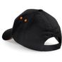 Beechfield Casquette Ultimate 5 panneaux à visière sandwich black/orange