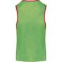 ProAct Chasuble réversible multisports unisexe sporty_red/fluorescent_green